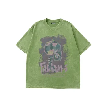 FALIAMS T Shirts Unisex Green