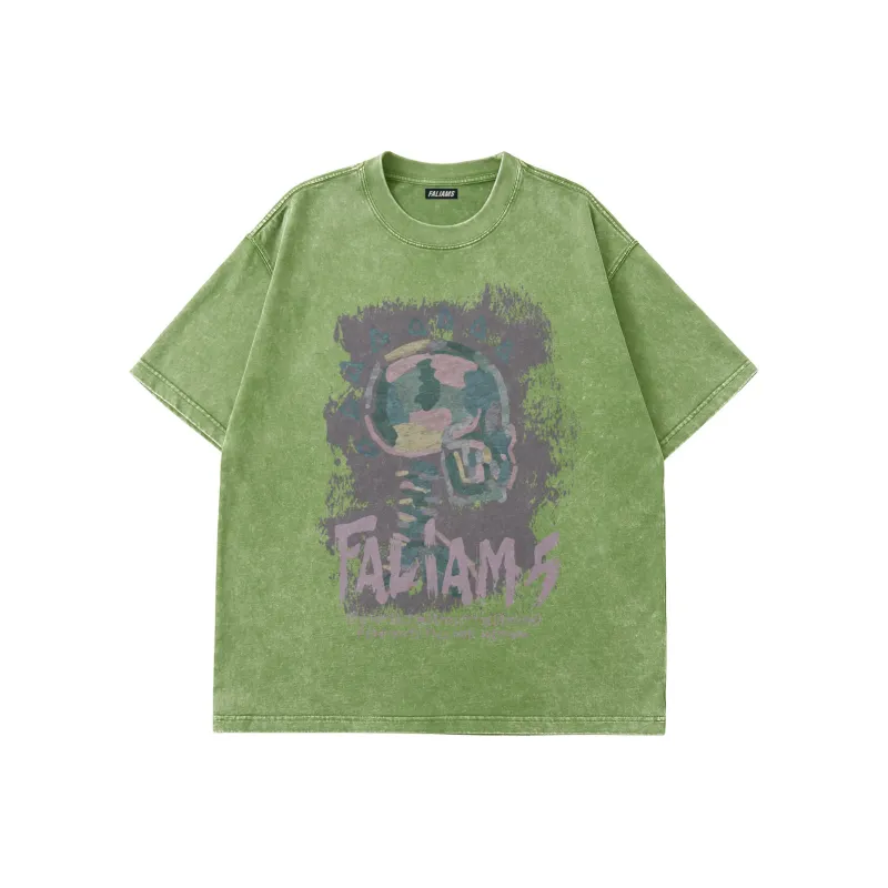 FALIAMS T Shirts Unisex Green-0