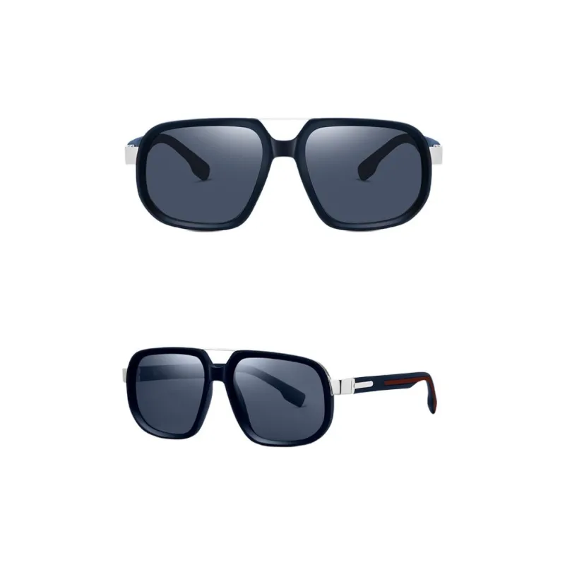 JEANSWEST Metal Square Sunglasses Unisex-1