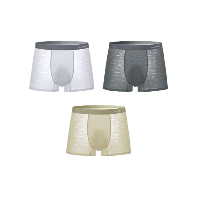 PLANDOO Underpants Men's 3 Pack-0