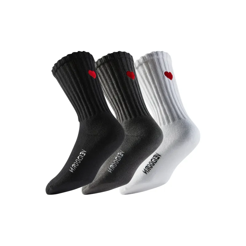 VEIDOORN Knee High Socks Unisex 3 Pack-6