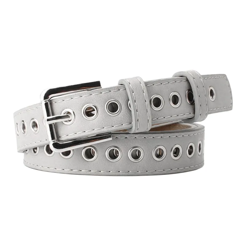 JEANSWEST PU Leather Belts Women's 2.3CM-2