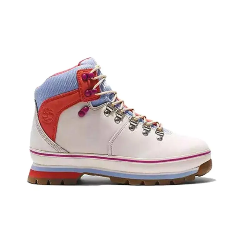 Timberland Euro Hiker Ankle Boots Women's White-1