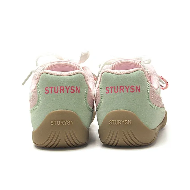 STUR YSN Low Top Skateboard Shoes Women's Pea Green-5