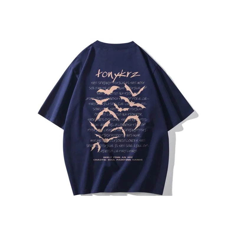 TONYKRZ T Shirt Unisex Navy Blue-1