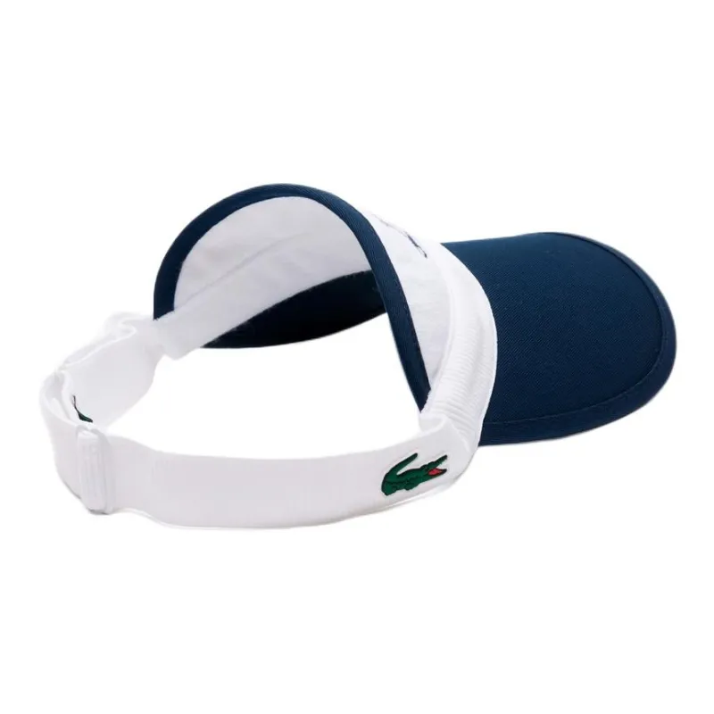 LACOSTE Polyester Sun Protection Hats Unisex White/Blue-2