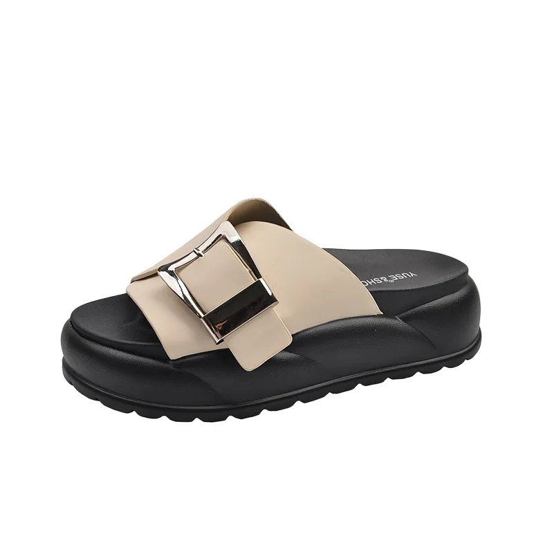 Zomila Rubber Sole Metal Slip Resistant Slide Slippers Women's-0