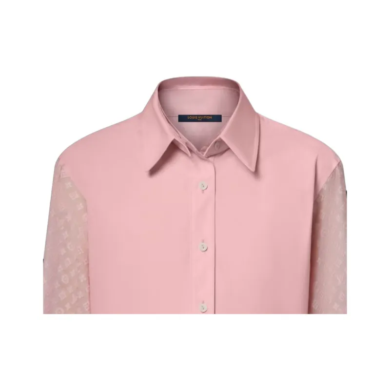 LOUIS VUITTON SS25 Shirt Women's Pearl Pink-1