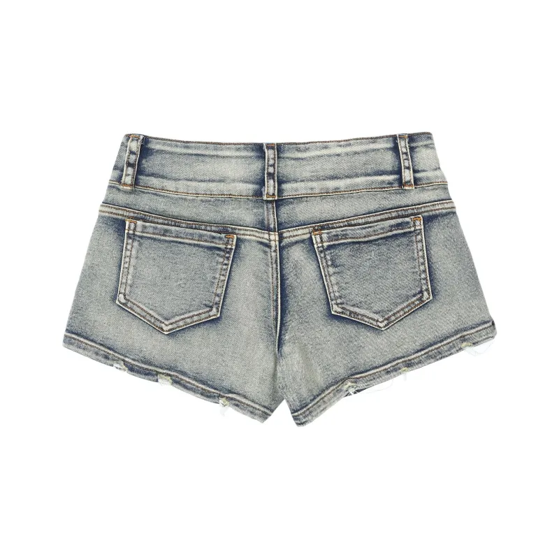 YINLEI Denim Short Skirts Women's-1