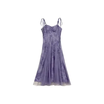 Meanalot Slip Dresses Women's Light Purple