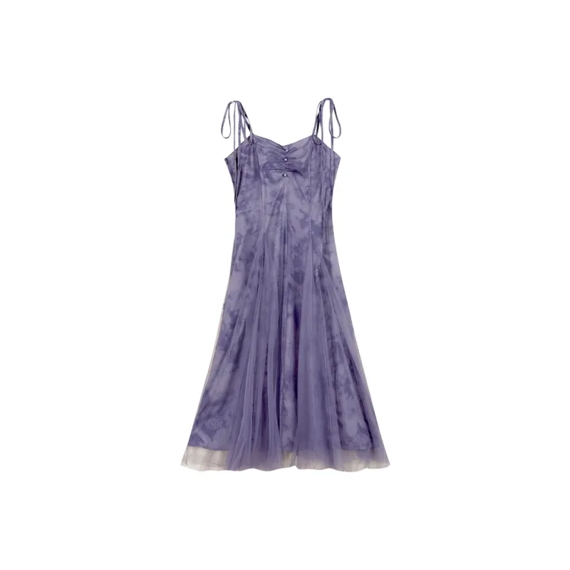Meanalot Slip Dresses Women's Light Purple-0