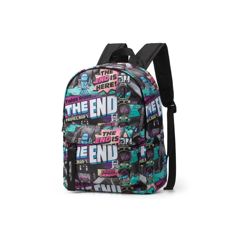 NOT ME Polyester Backpack Unisex Tech Black-1