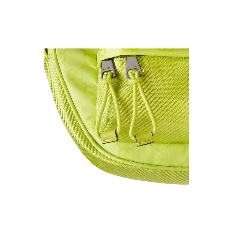 GUCCI GG Nylon Fanny Pack Tubas Men's Emerald Green-6