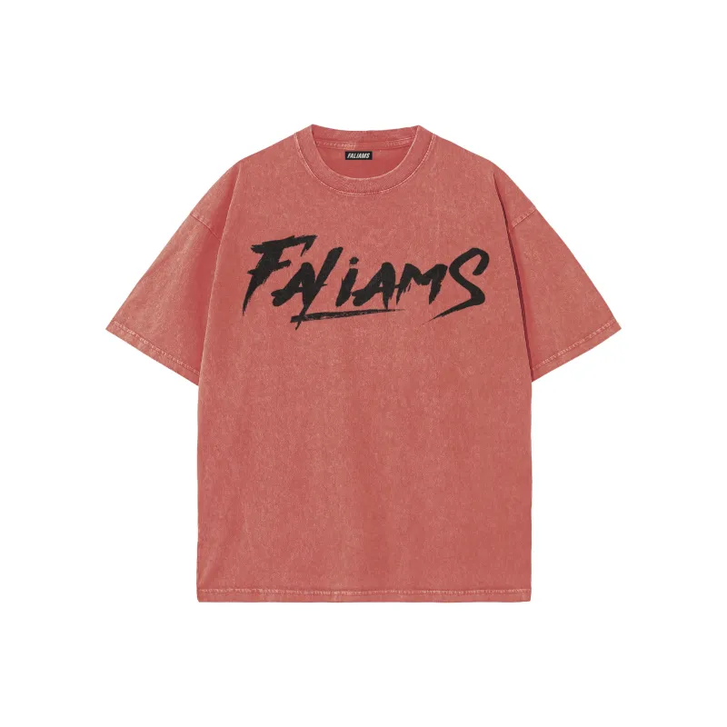 FALIAMS T Shirts Unisex Orange Red-0