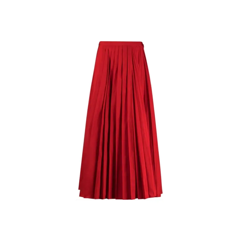 Valentino Casual Long Skirt Women's Red-0