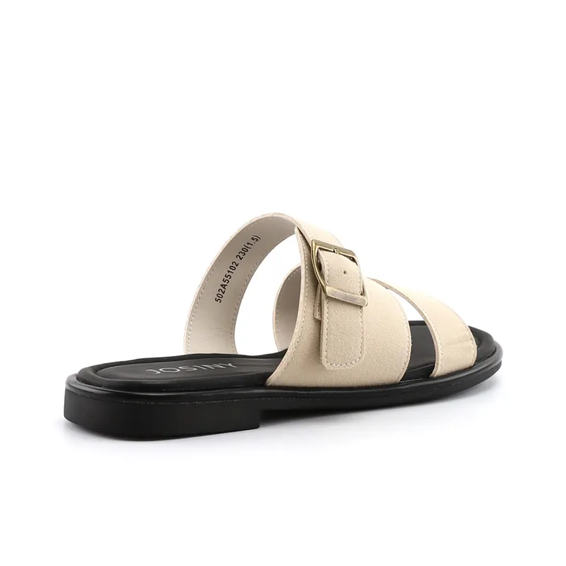 JOSINY Slide Slippers Women's Ecru-5