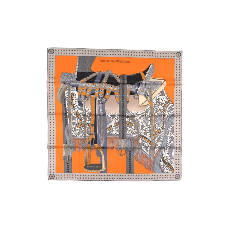 HERMES Silk Scarves Unisex Multicolor-0