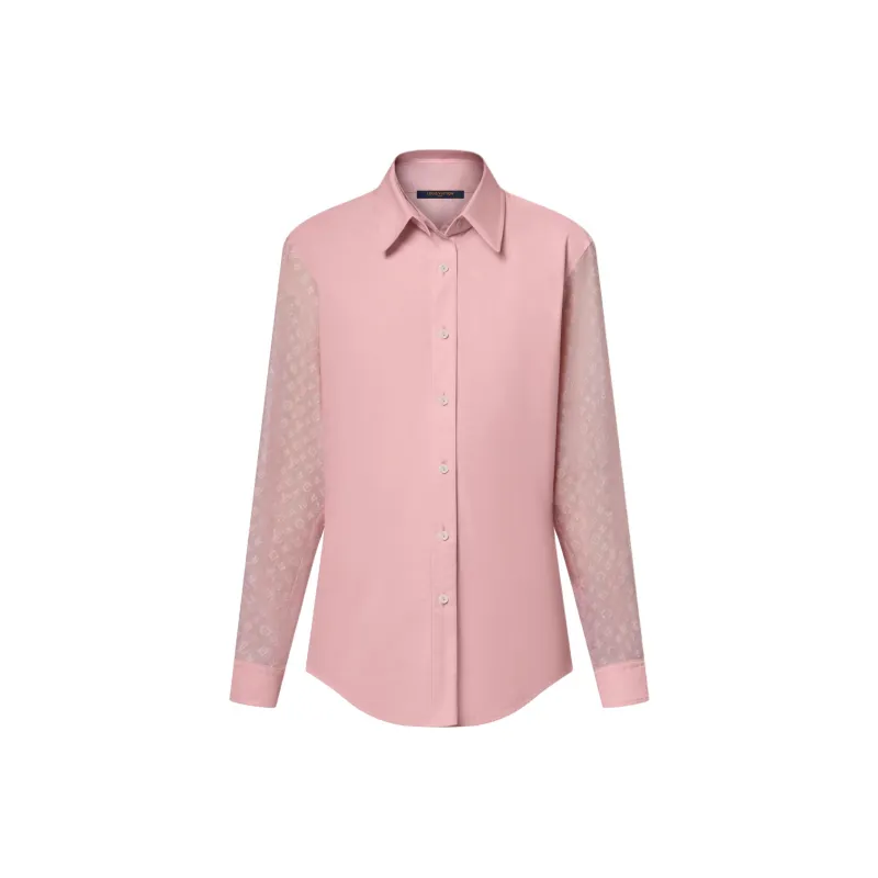 LOUIS VUITTON SS25 Shirt Women's Pearl Pink-0