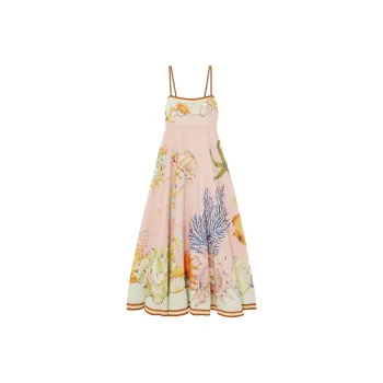 ALEMAIS Slip Dress Women's Pink