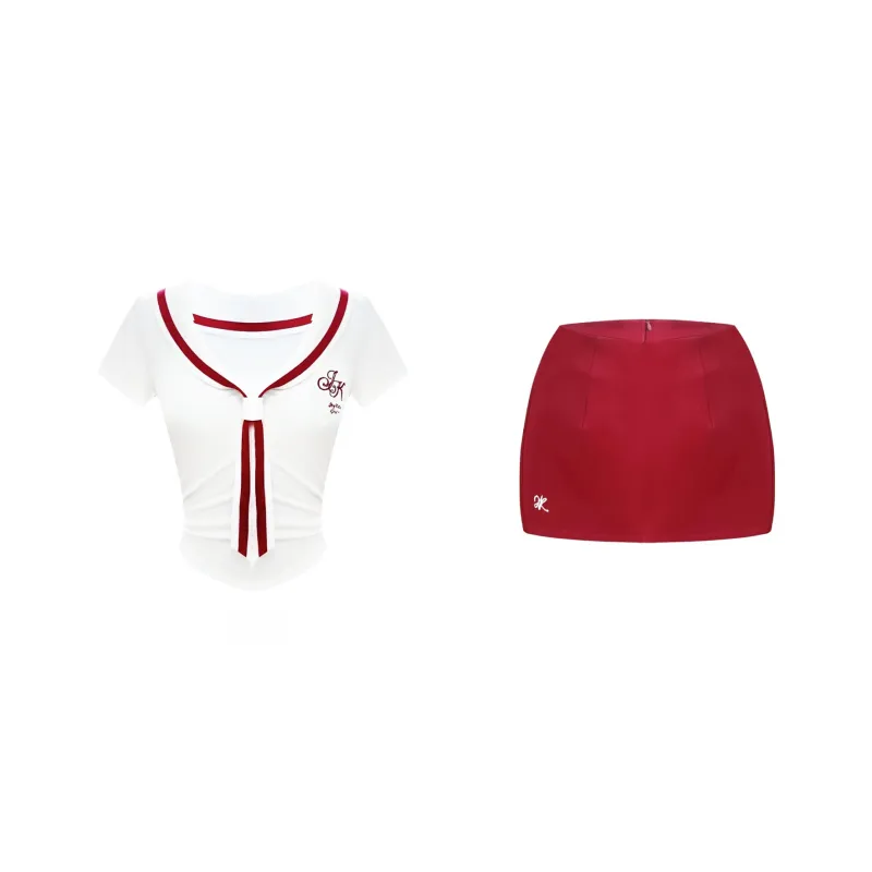 Udon House Two Piece Skirt Sets Women's-0