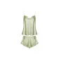 Ruffled Neck Avocado Green[Camisole+Shorts]