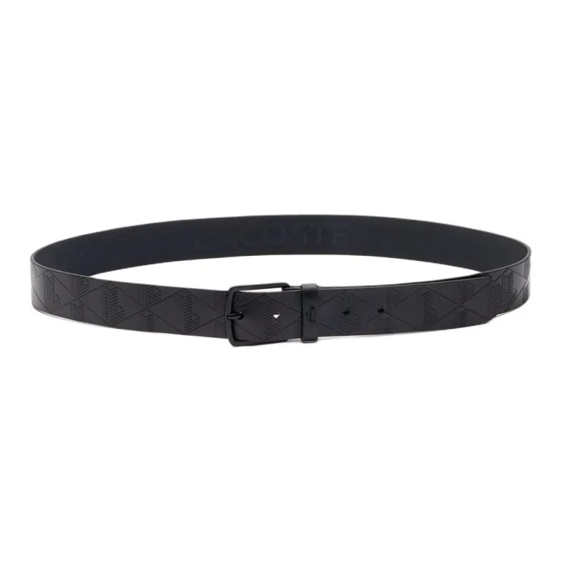 LACOSTE Monogram Leather Belt-1