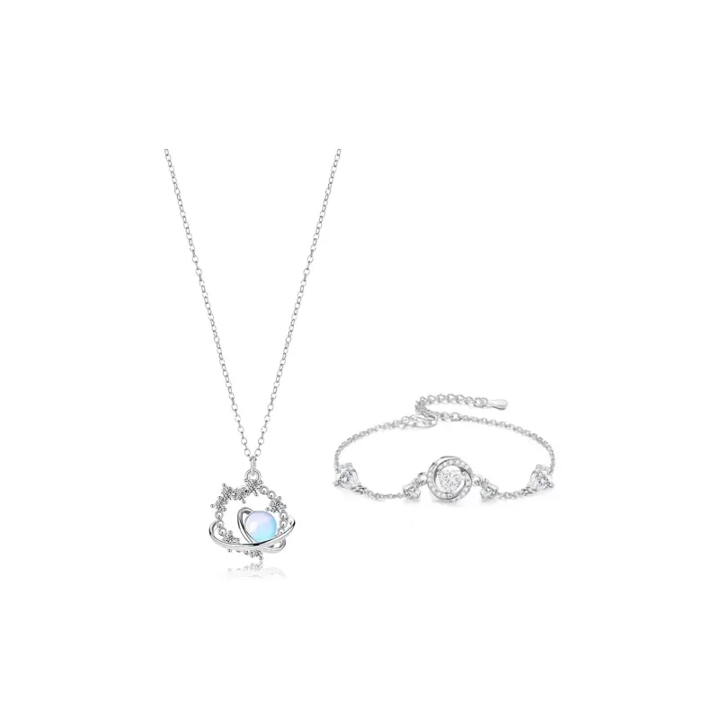 Asia Star Alloy Necklaces Women's-7
