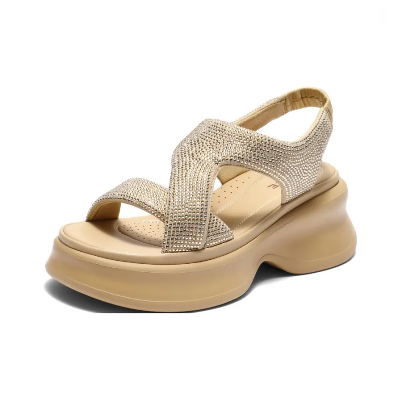 BELLE Beach Sandals Women's Black-8