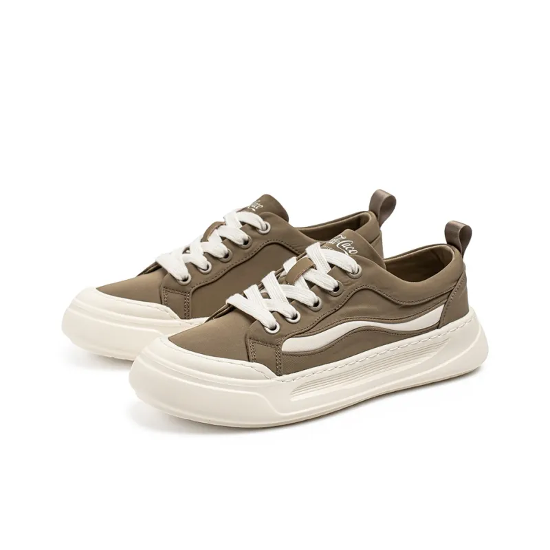 OUGLEMEN Cushioning, Slip Resistant, Abrasion Resistant Coverage Low Top Casual Shoes Men's-8