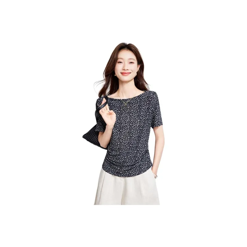 H YXIANG T Shirts Women's Panther Print-0