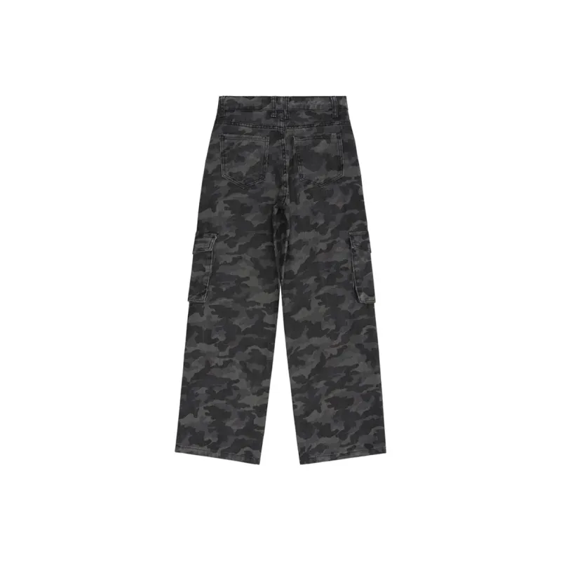 Shuhao Bai Cargo Pants Women's Camouflage-1