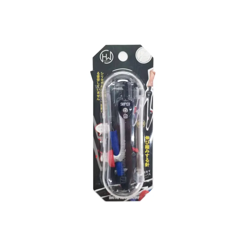 HAIWENZHIZAO Safety Multifunction Drawing Pin With Retractable Needle Compasses-4