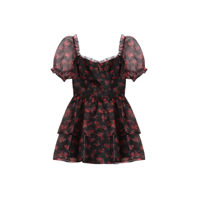ABBY GODDESS Short Sleeved Dress Women's-0