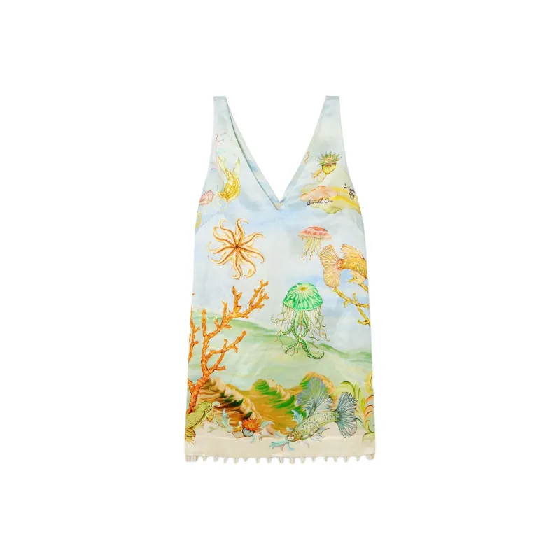 ALEMAIS Sleeveless Dress Women's Blue-0