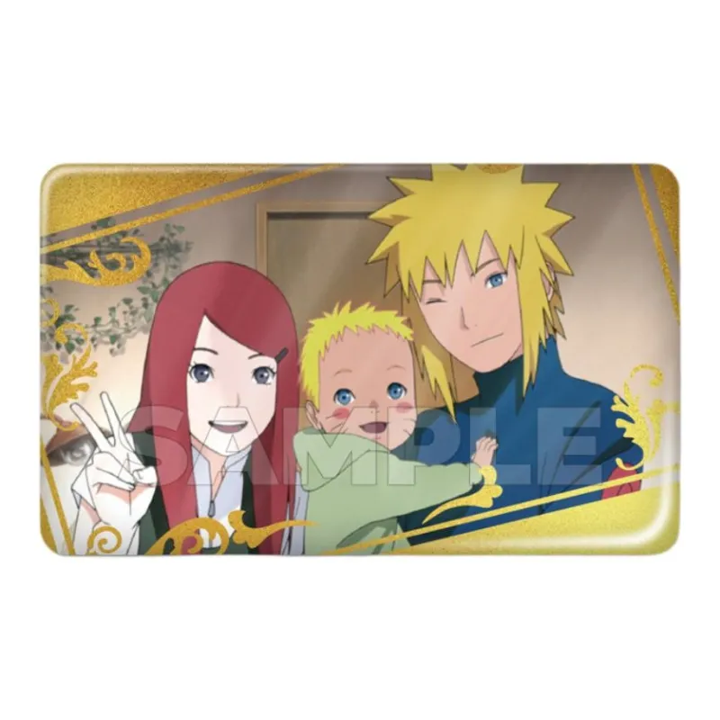 Xhdm Naruto, Kushina Uzumaki, Wave Wind Water Gate, Naruto Uzumaki Square Badge Badges-3