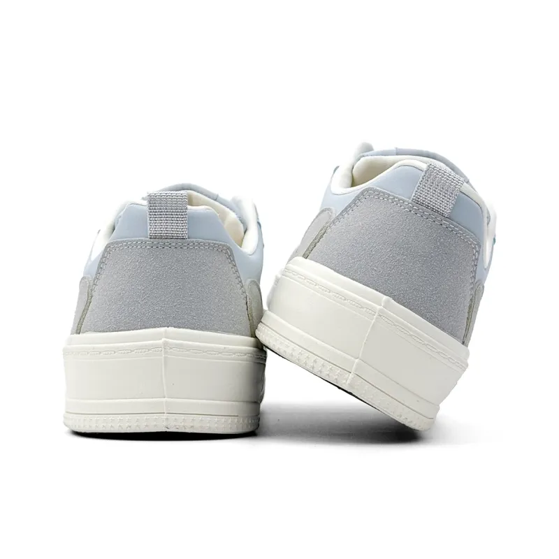 Mengsai Cushioning Coverage And Abrasion Resistant Low Top Skateboard Shoes Men's Haze Blue-3