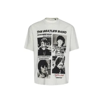 NOOING T Shirts Unisex Light Gray