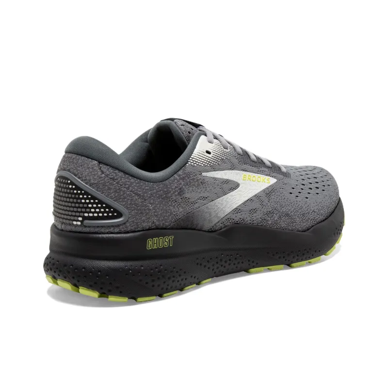 Brooks Ghost 16 Anti Slip Wear Resistant Low Top Running Shoes Men's Gray-5