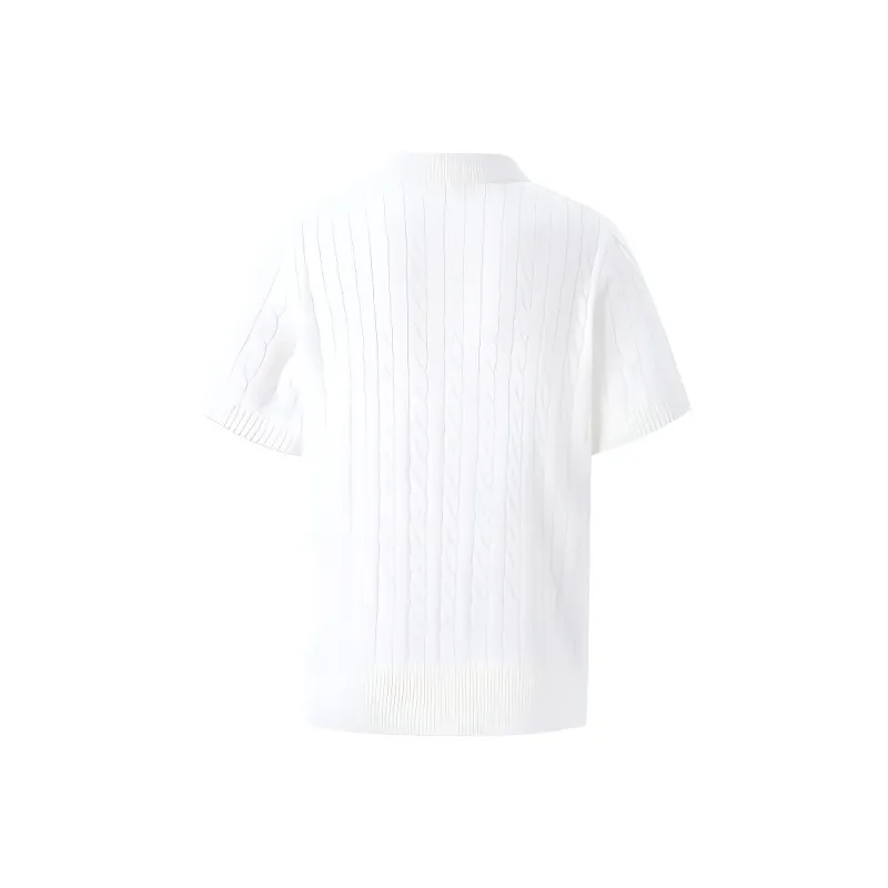 SEE ALSO Old Money New Rich Casual Versatile Business Lapel Short Sleeved Unisex-5