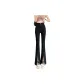 Black Split (Ankle-Length Pants)