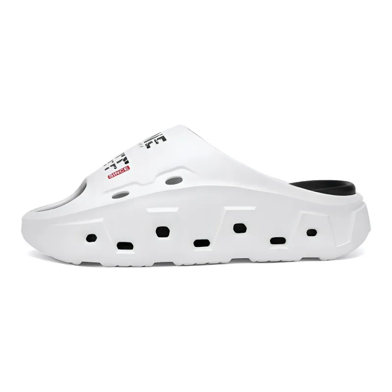Darcy Sen Slippers Black Gray/Light Green/Khaki White/White Black-49