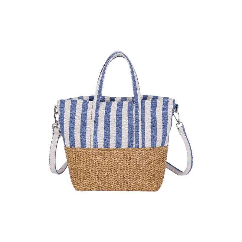 Debecca Canvas Handbag Regular Women's Blue/Red-0
