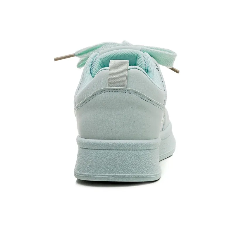 HUANQIU Slip Resistant Shock Absorbers With Abrasion Resistant Properties Low Top Skateboard Shoes Women's Aqua-3