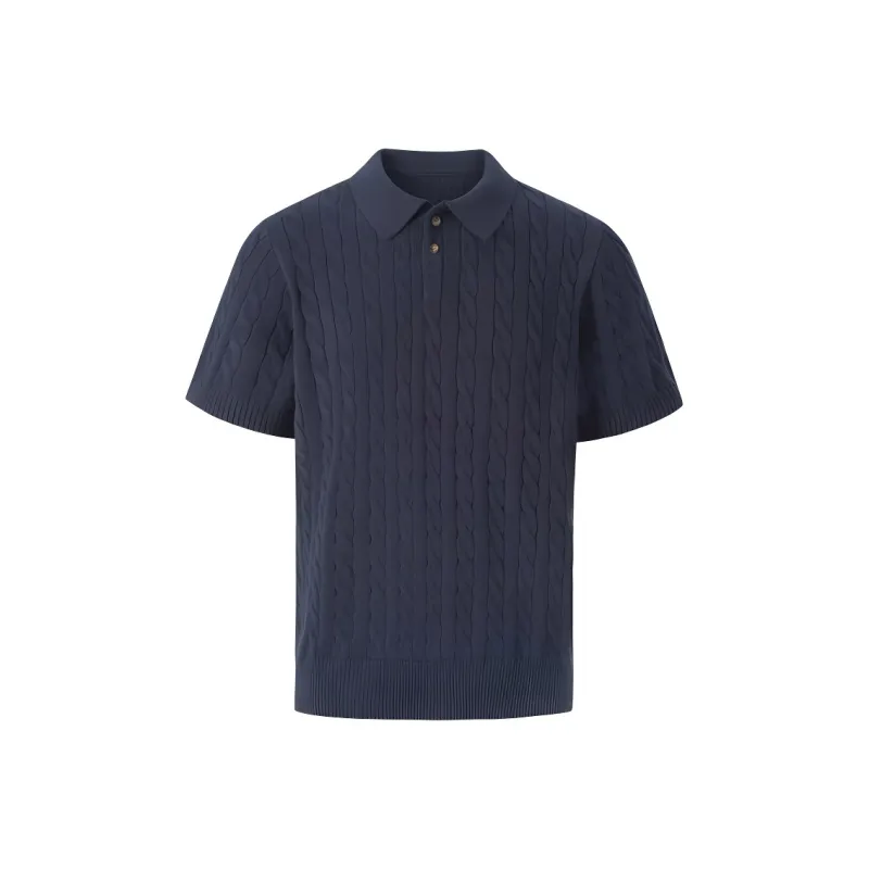 SEE ALSO Old Money New Rich Casual Versatile Business Lapel Short Sleeved Unisex-2