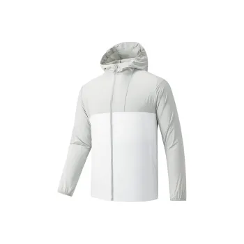 Anta Variety Training Collection Breathable UV Protection Sun Protection Clothing Men's Light Sand Gray/Pure White