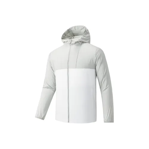 Anta Variety Training Collection Breathable UV Protection Sun Protection Clothing Men's Light Sand Gray/Pure White