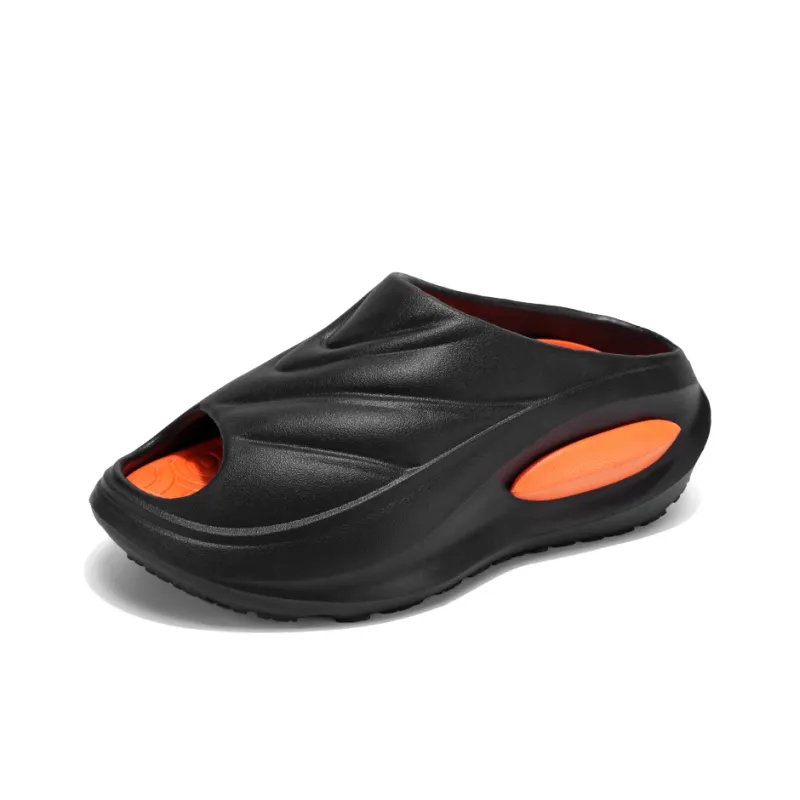 ROBINHOOD Quiet Slip Resistant Abrasion Resistant Quick Dry Cushioning Slide Slippers Unisex-6
