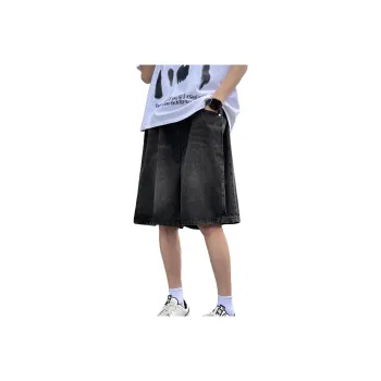 7 SEVFUN Denim Shorts Unisex Black