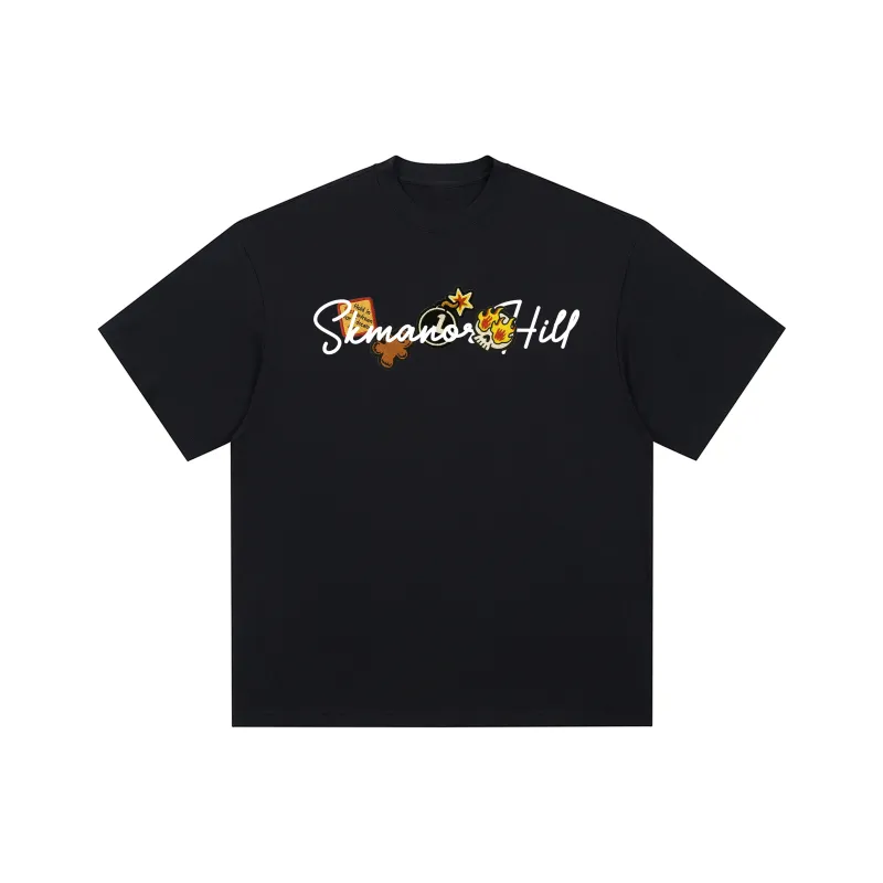 S.k. Manor Hill Short Sleeved T Shirts Unisex-1