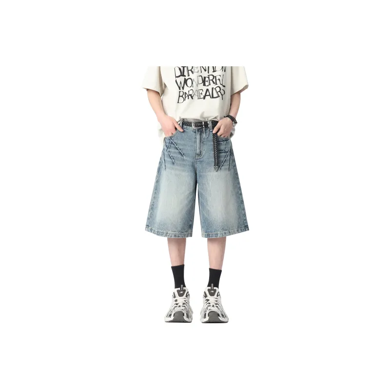 HONOR OF KINGS Denim Shorts Slogan Section Unisex-0
